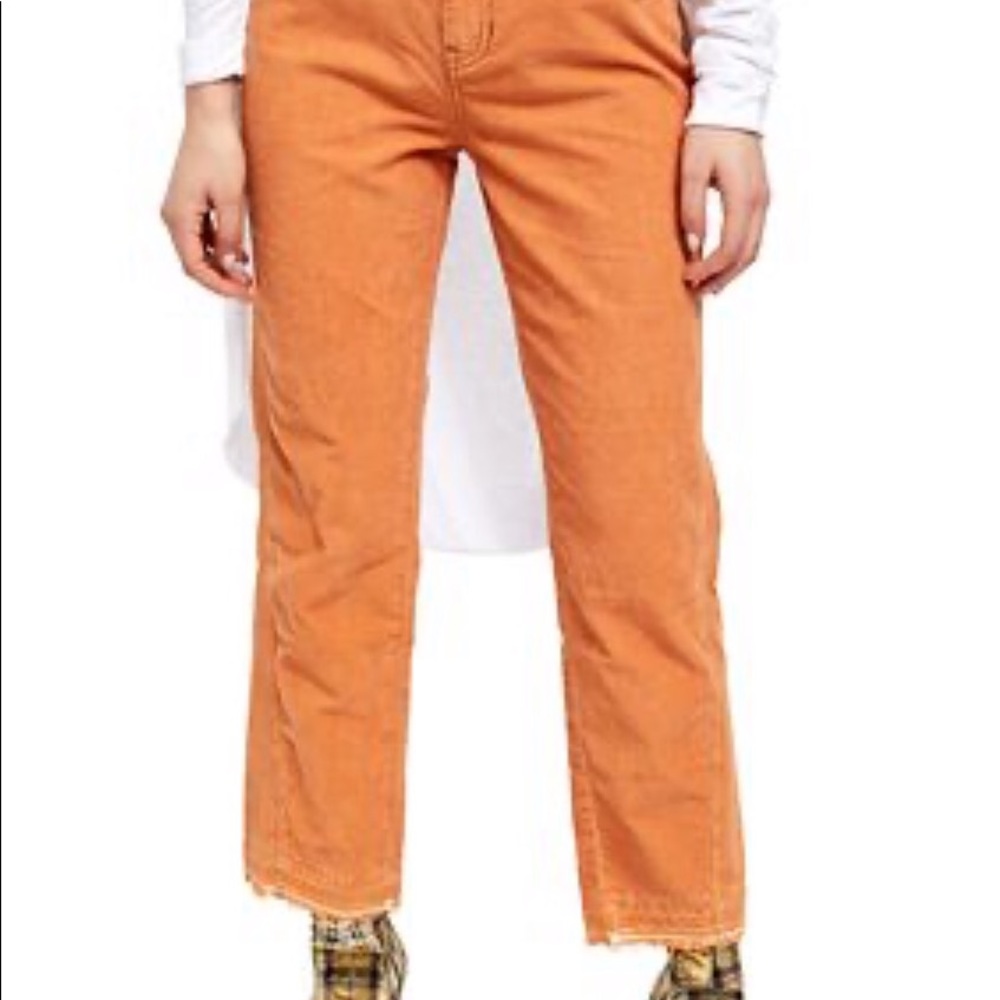 Free People || Straight Leg Corp Pants